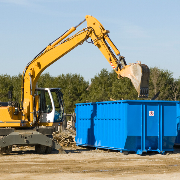 what happens if the residential dumpster is damaged or stolen during rental in Dixfield Maine